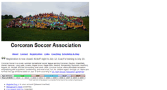 Desktop Screenshot of corcoransoccer.org